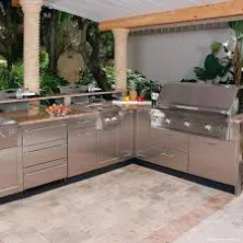 Stainless Steel Outdoor Kitchen Cabinets - Durable & Stylish