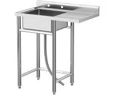 Kitchen Sink with 4 Knife Holders
