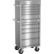 ShopMax 52 in. 15-Drawer Tool Chest and Rolling Cabinet Combo
