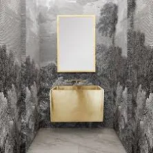 Linkasink Bathroom Sinks - Wall Mounted - WM002 Lori Hammered - 1.5