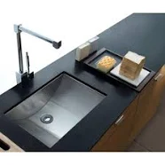 Filament Design Cantrio Undermount Bathroom Sink in Stainless Steel